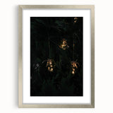 Rustic Jar Lights Wall Art - Fairy Lights in Mason Jars for Cozy Decor