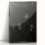 Rustic Jar Lights Wall Art - Fairy Lights in Mason Jars for Cozy Decor