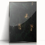 Rustic Jar Lights Wall Art - Fairy Lights in Mason Jars for Cozy Decor