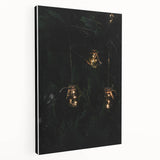 Rustic Jar Lights Wall Art - Fairy Lights in Mason Jars for Cozy Decor