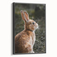 Rustic Bunny Wall Art – Farmhouse Decor with Natural Wildlife Charm