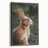 Rustic Bunny Wall Art – Farmhouse Decor with Natural Wildlife Charm