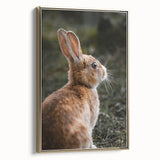Rustic Bunny Wall Art – Farmhouse Decor with Natural Wildlife Charm