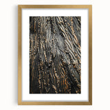 Rustic Textured Abstract Wall Art – Farmhouse Decor with Wood Finish