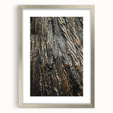 Rustic Textured Abstract Wall Art – Farmhouse Decor with Wood Finish