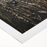 Rustic Textured Abstract Wall Art – Farmhouse Decor with Wood Finish