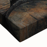 Textured Wood Logs: Rustic Farmhouse Wall Art Print