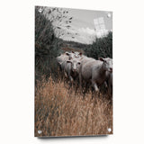 Rustic Sheep Herd Wall Art – Farmhouse Decor with Pastoral Charm