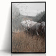 Rustic Sheep Herd Wall Art – Farmhouse Decor with Pastoral Charm