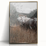 Rustic Sheep Herd Wall Art – Farmhouse Decor with Pastoral Charm
