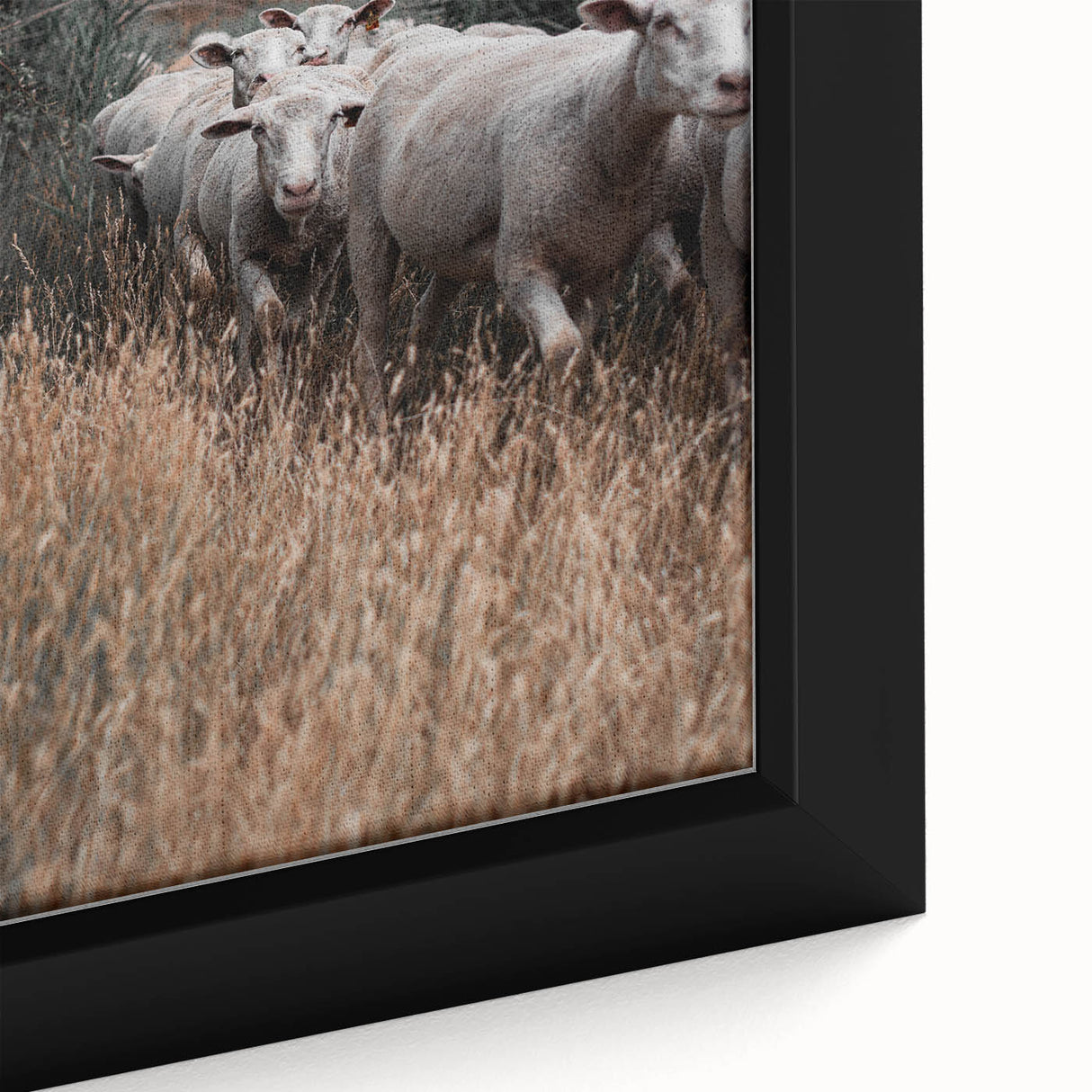 Rustic Sheep Herd Wall Art – Farmhouse Decor with Pastoral Charm