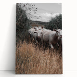 Rustic Sheep Herd Wall Art – Farmhouse Decor with Pastoral Charm