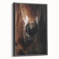 Close-Up Horse Muzzle: Rustic Farmhouse Art Print