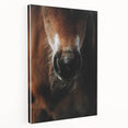 Close-Up Horse Muzzle: Rustic Farmhouse Art Print