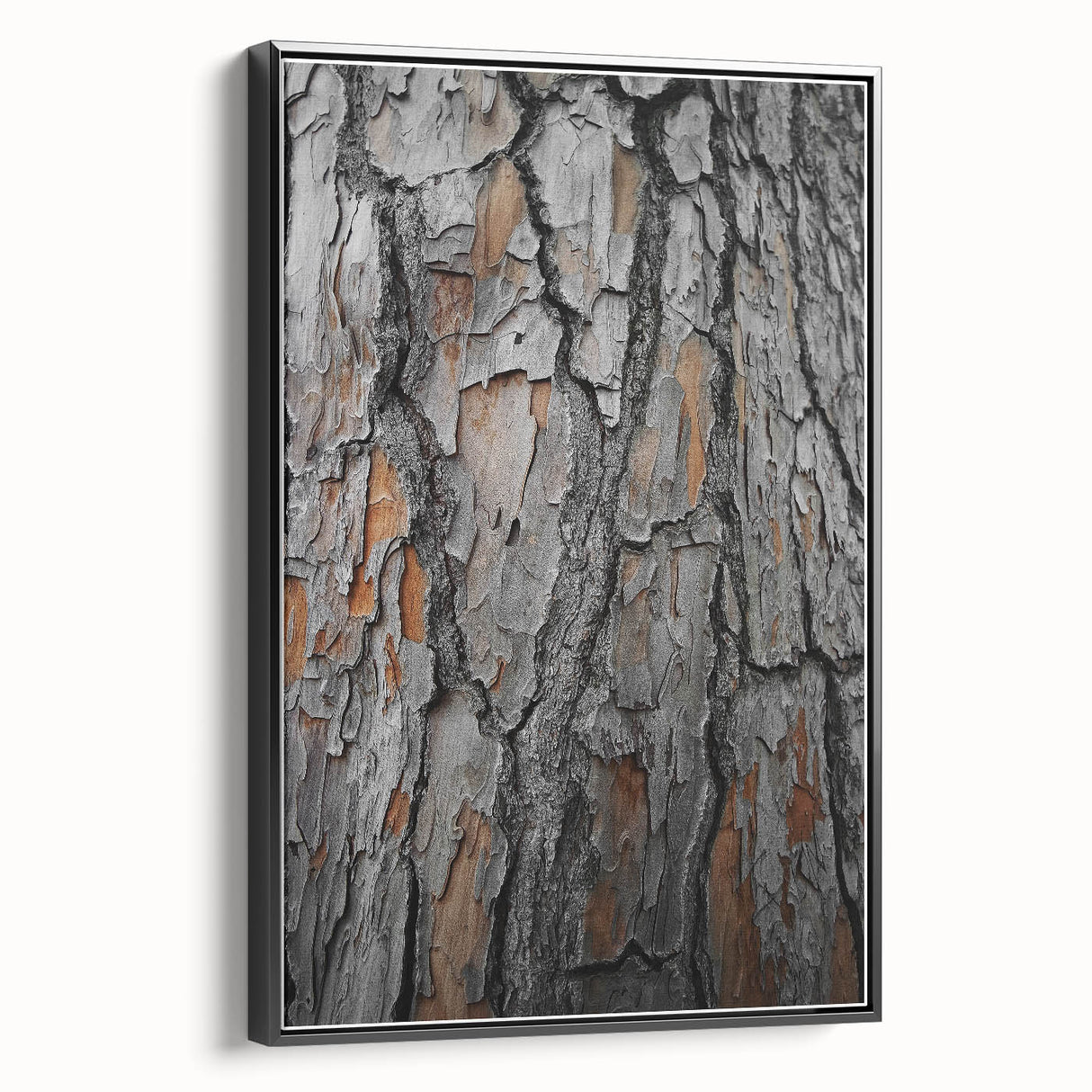 Rustic Tree Bark Texture Wall Art – Nature-Inspired Farmhouse Decor
