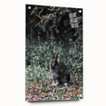 Forest Rabbit: Serene Rustic Nature Wall Art Print