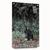Forest Rabbit: Serene Rustic Nature Wall Art Print