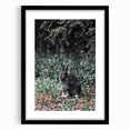 Forest Rabbit: Serene Rustic Nature Wall Art Print