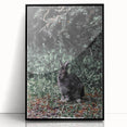Forest Rabbit: Serene Rustic Nature Wall Art Print