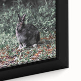Forest Rabbit: Serene Rustic Nature Wall Art Print