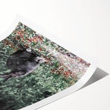 Forest Rabbit: Serene Rustic Nature Wall Art Print