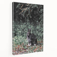 Forest Rabbit: Serene Rustic Nature Wall Art Print