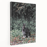 Forest Rabbit: Serene Rustic Nature Wall Art Print