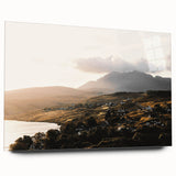 Rustic Countryside Landscape Wall Art – Rolling Hills and Mountain View