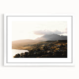 Rustic Countryside Landscape Wall Art – Rolling Hills and Mountain View