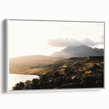 Rustic Countryside Landscape Wall Art – Rolling Hills and Mountain View
