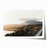 Rustic Countryside Landscape Wall Art – Rolling Hills and Mountain View