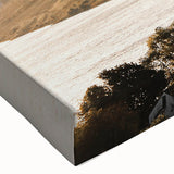 Rustic Countryside Landscape Wall Art – Rolling Hills and Mountain View