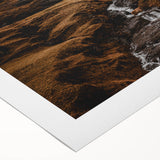 Rustic Mountain Waterfall Wall Art – Rugged Landscape with Cascading Water