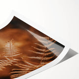 Rustic Fern Wall Art – Delicate Autumn Fern Leaves for Rustic Decor