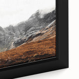 Rustic Mountain Wall Art – Dramatic Peaks and Rugged Landscape Scene