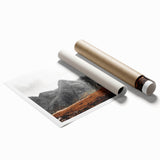 Rustic Mountain Wall Art – Dramatic Peaks and Rugged Landscape Scene