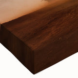 Rustic Desert Wall Art – Monument Rock in Dusty Desert Landscape Scene