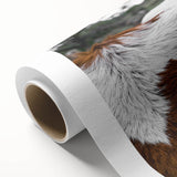 Rustic Longhorn Wall Art – Close-Up of Texas Longhorn Cattle in Field