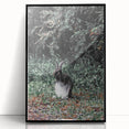Majestic Forest Rabbit: Rustic Nature Art Print