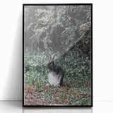 Majestic Forest Rabbit: Rustic Nature Art Print