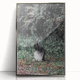 Majestic Forest Rabbit: Rustic Nature Art Print