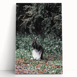 Majestic Forest Rabbit: Rustic Nature Art Print