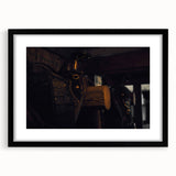 Rustic Saddle Wall Art – Vintage Leather Saddle in Cozy Barn Setting