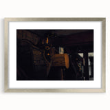 Rustic Saddle Wall Art – Vintage Leather Saddle in Cozy Barn Setting