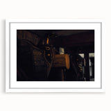 Rustic Saddle Wall Art – Vintage Leather Saddle in Cozy Barn Setting