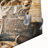 Rustic Woodworking Wall Art – Artisan Wood Shavings in Workshop