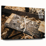 Rustic Woodworking Wall Art – Artisan Wood Shavings in Workshop