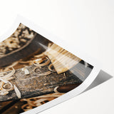 Rustic Woodworking Wall Art – Artisan Wood Shavings in Workshop