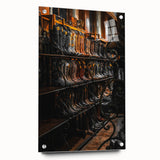 Vintage Cowboy Boots Collection: Rustic Wall Art Print