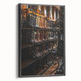 Vintage Cowboy Boots Collection: Rustic Wall Art Print